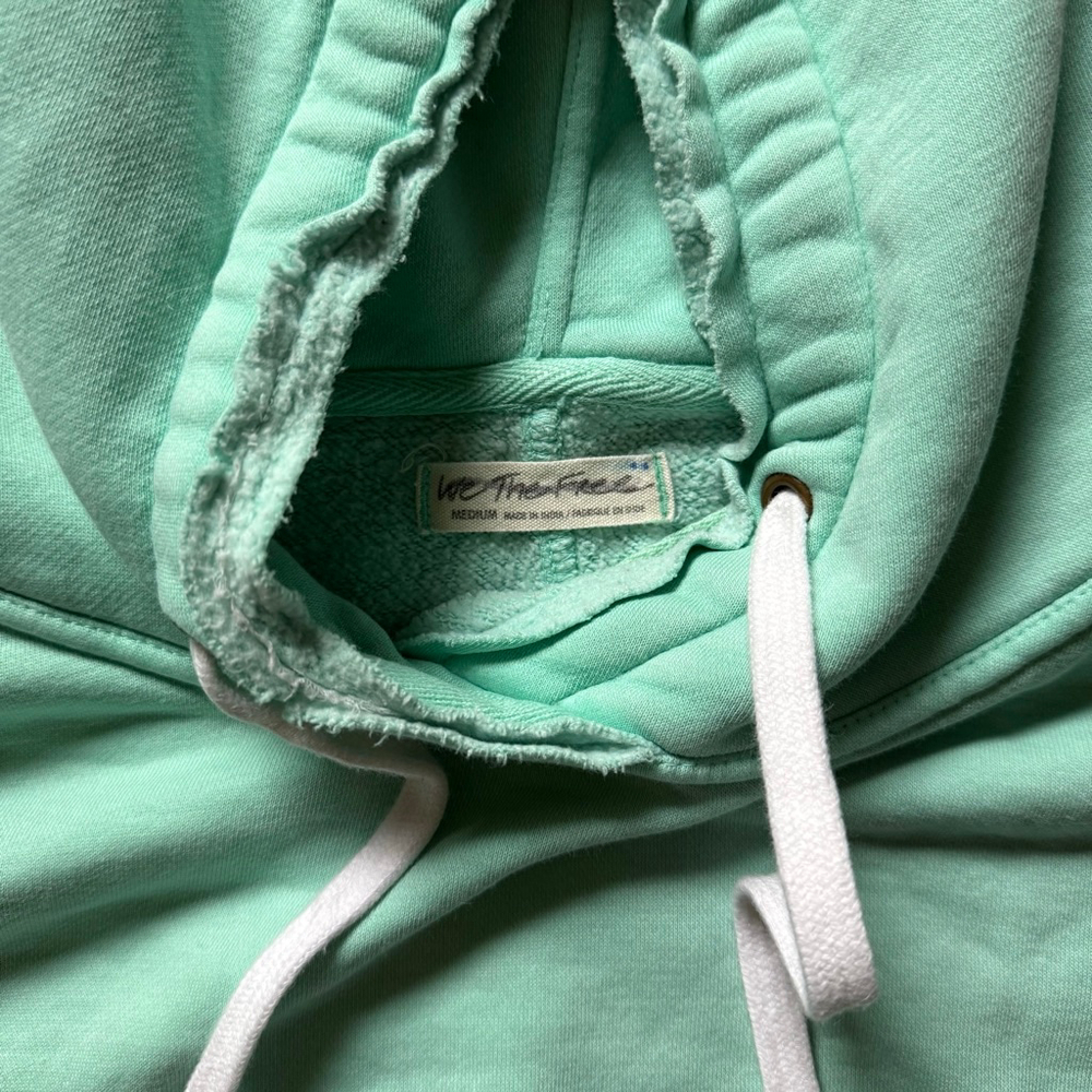We The Free Free People Zuma Hooded Sweatshirt Size Medium NWOT IR - Picture 4 of 6